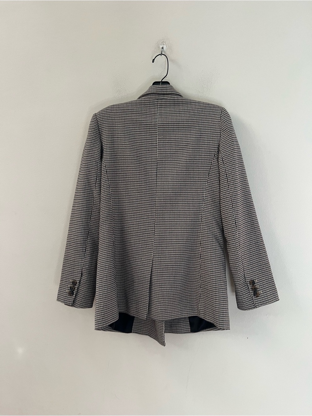 Mango Brown Houndstooth Tailored Blazer - Picture 11 of 14